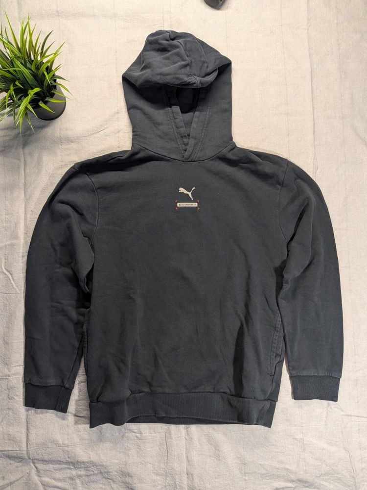 Puma Hoodie Black Essential Streetwear Sweatshirt